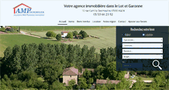 Desktop Screenshot of ampimmobilier47.fr